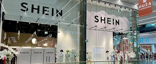 Un magasin Shein en Pologne.