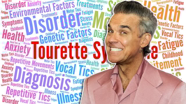 Robbie Williams confiesa que convive con Tourette y pensamientos intrusivos sin que sean visibles en público. / Foto: Especial