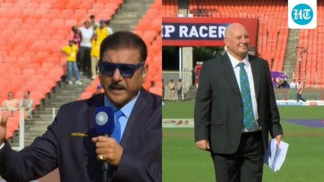 Ravi Shastri's introduction for Andy Pycroft is too good to be missed