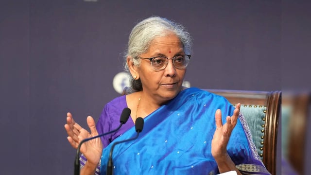 Union Finance Minister Nirmala Sitharaman