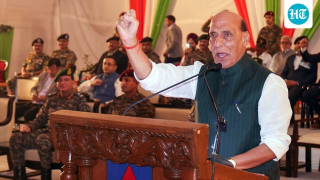 Defence Minister Rajnath Singh said India's fight against cross-border terrorism will continue.