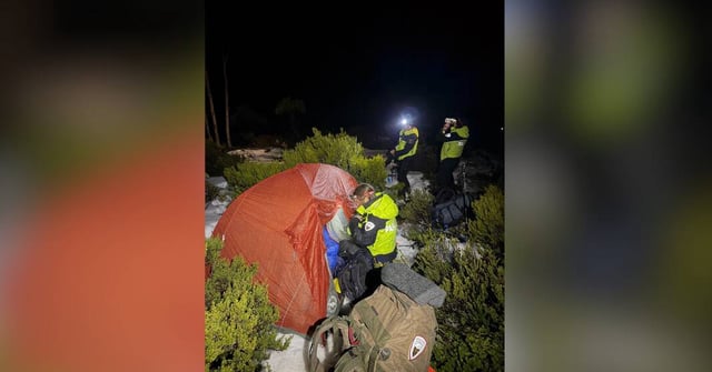 A Queensland couple have been rescued from the Overland Track at Cradle Mountain. Picture supplied.