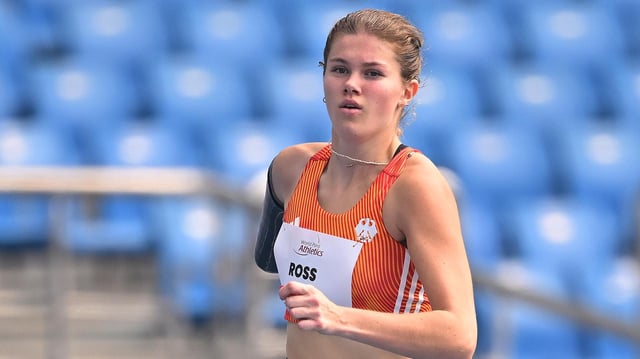 Jule Roß bei der Para-Leichtathletik-WM in Neu Dehli