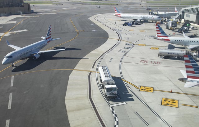 Vista general del aeropuerto de LaGuardia, en Nueva York.