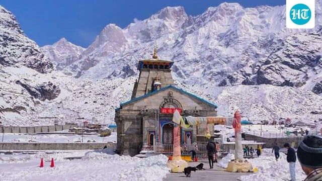 Kedarnath Temple is one of the Char Dham sites in Northern India, situated on the banks of the Mandakini River.