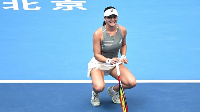 Eva Lys im Duell mit Coco Gauff