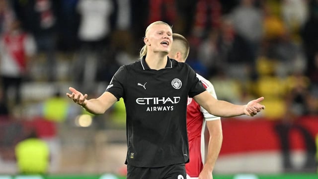 Haaland trifft doppelt, doch Man City kommt nur zu einem 2:2 gegen Monaco in der Champions League. Der Stürmer schlägt Alarm.