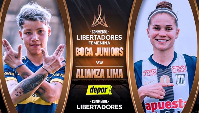 Alianza Lima vs Boca por la Copa Libertadores Femenina | Diseño: Christian Marlow