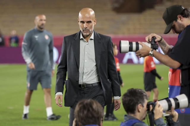 Manchester City boss Pep Guardiola