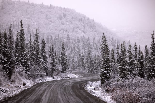 DENALI NATIONAL PARK, ALASKA - MAY 13: A general view of Park Road on May 13, 2025 in Denali National Park, Alaska. (Photo by Lance King/Getty Images)