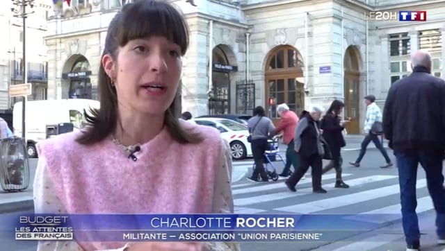 Dans le reportage de TF1, Charlotte Rocher est présentée comme «une militante associative engagée à droite».