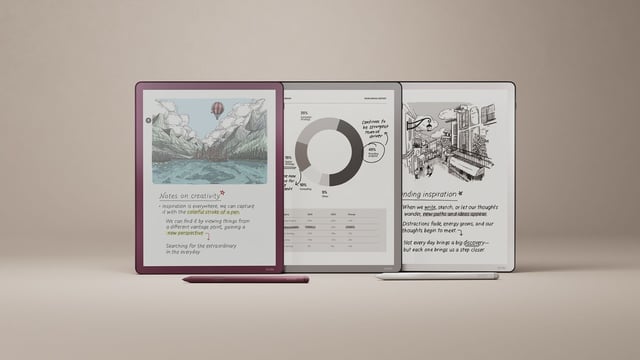 Amazon launched a Kindle Scribe with and without a front light, as well as a new Kindle Scribe Colorsoft.