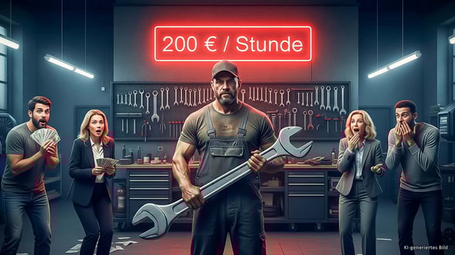 KFZ-Werkstatt-Wahnsinn: Stundensatz erstmals über 200 Euro: Wirtschaft