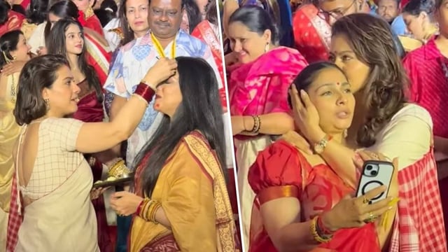 Kajol celebrates Vijaydashmi