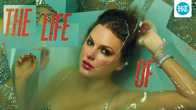 Taylor Swift's 12th studio album, The Life of a Showgirl, releases on October 3, 2025, at midnight ET. (Republic Records via AP)