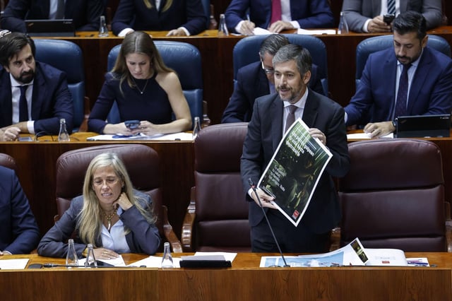 El consejero de Presidencia, Justicia y Administración Local de la Comunidad de Madrid, Miguel Ángel García.