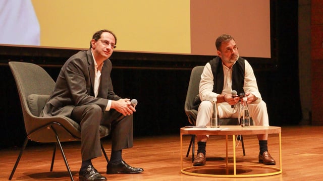 Rahul Gandhi at EIA University in Bogota, Columbia | Image: X