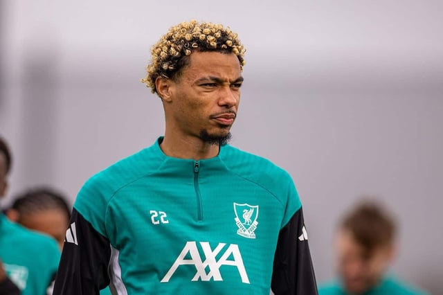 LIVERPOOL, ENGLAND - Tuesday, September 16, 2025: Liverpool's Hugo Ekitike during a training session at the AXA Training Centre ahead of the UEFA Champions League match between Liverpool FC and Atlético de Madrid. (Photo by David Rawcliffe/Propaganda)