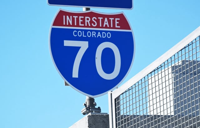 Interstate 70 in Denver on Sept. 25, 2025. (Photo by RJ Sangosti/The Denver Post)