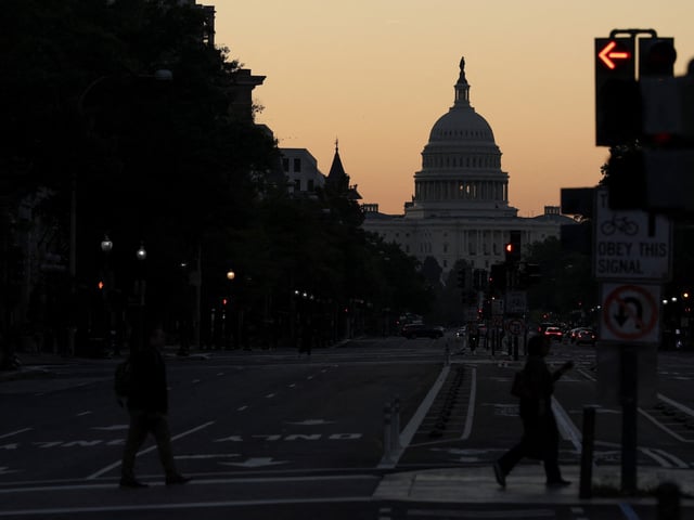 Washington amanece en el segundo día de cierre del gobierno. Foto: Reuters 