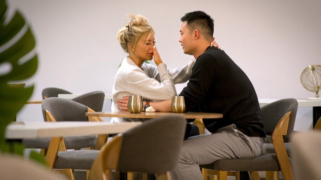 Kacie McIntosh and Patrick Suzuki in season 9 of "Love is Blind."