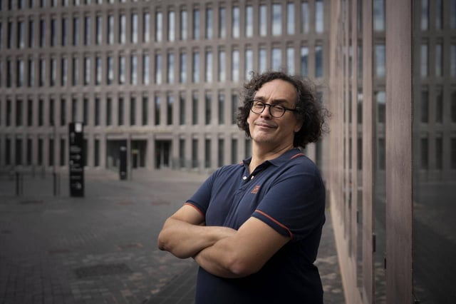 Carlos Pascual Alfaro, juez de violencia sobre la mujer, en la Ciutat de la Justícia de L’Hospitalet de Llobregat, el 29 de septiembre de 2025.