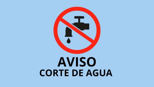 Estas son las zonas que se verán afectadas por el corte de agua.