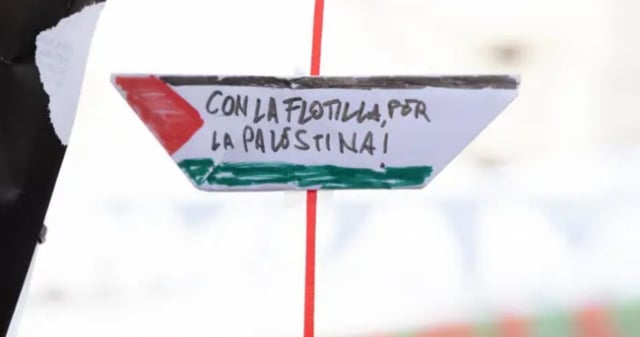 Israel impidió que barcos de la flotilla rompieran el bloqueo naval sobre Gaza. Foto: Europa Press