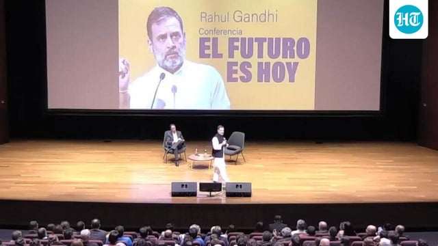 Rahul Gandhi was speaking at EIA University in Colombia (X/INCOverseas)