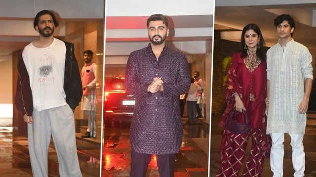 Celebs at Anshula Kapoor's engagement in Mumbai | Image: Republic