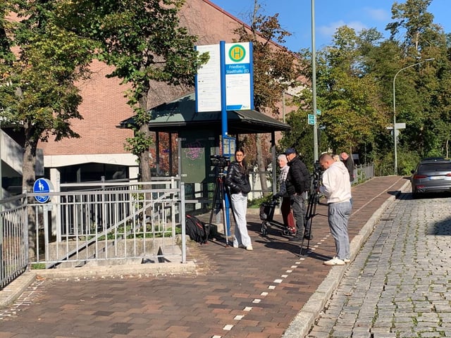 Auch viele Medien waren vor Ort. 