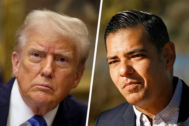 Donald Trump; Robert Garcia.