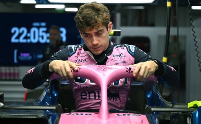 Colapinto se prepara para el GP de Singapur (Alpine)
