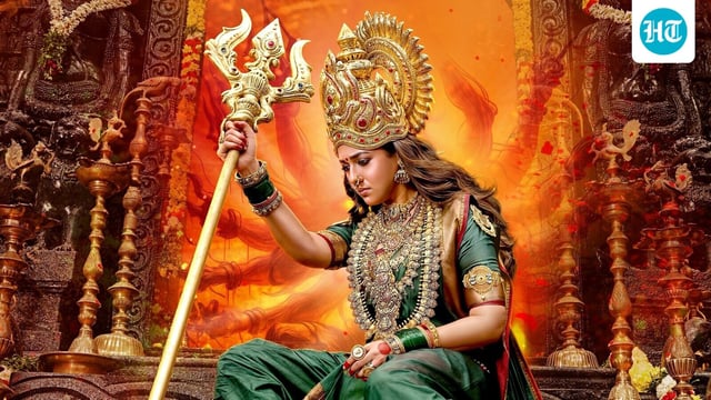 Nayanthara returns as the goddess in Mookuthi Amman 2, which promises a grand narrative blending mythology and fantasy.