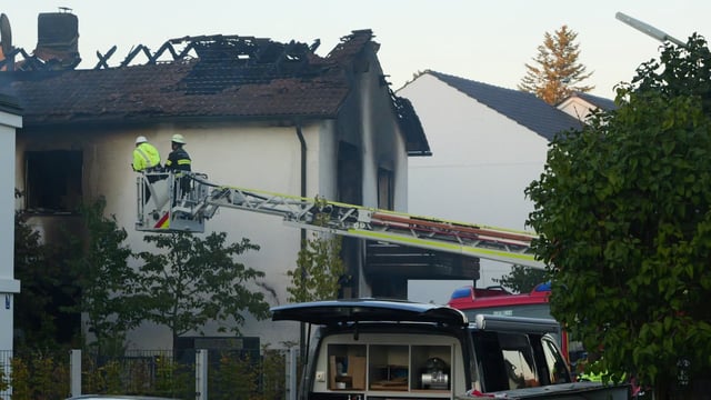 Martin P. soll sein Elternhaus in München in die Luft gejagt haben, sodass es in Vollbrand geriet.