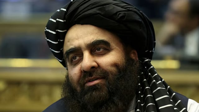 Afghan foreign minister Amir Khan Muttaqi
