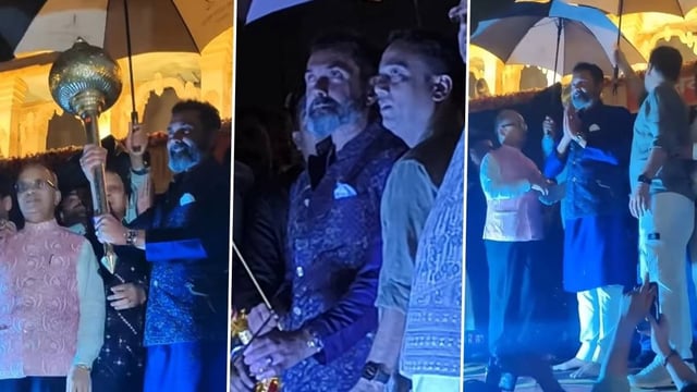 Bobby Deol participated in the Dussehra celebrations at Red Fort in Delhi