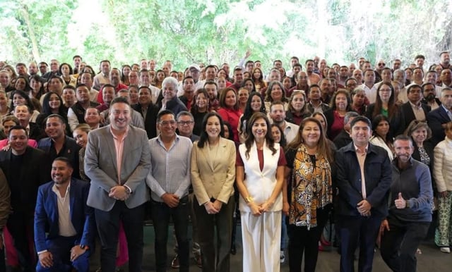 Directores de subsistemas educativos cierran filas con Gaby Molina