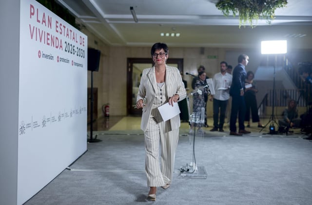 La ministra de Vivienda y Agenda Urbana, Isabel Rodríguez.