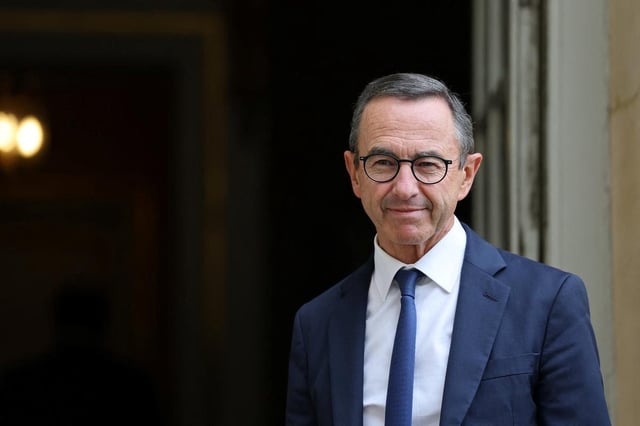 Bruno Retailleau, ministre de l’Intérieur démissionnaire et président des Républicains.