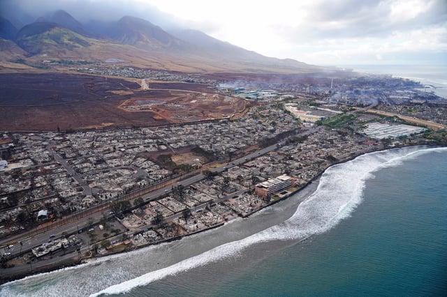 FILE - Wildfire wreckage is shown in Lahaina, Hawaii, Aug. 10, 2023. (AP Photo/Rick Bowmer, File)