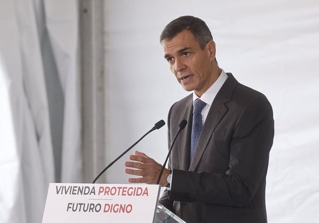 El presidente del Gobierno, Pedro Sánchez
