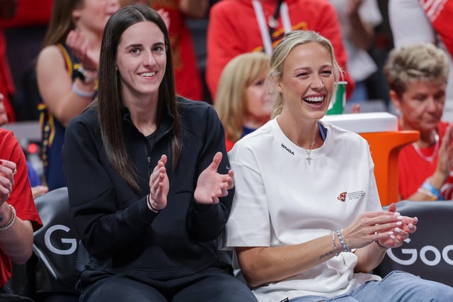 Cailtin Clark addressed Napheesa Collier's comments about her and WNBA commissioner Cathy Engelbert on Oct. 2, saying that "Phee said it all."