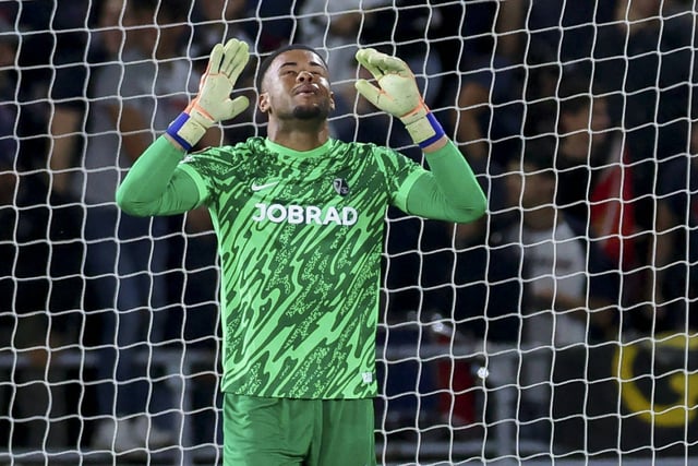 Torhüter Noah Atubolu nach seinem Fehler beim Gegentor