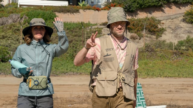 Seth Rogen and Rose Byrne