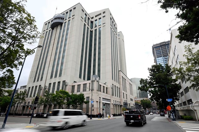 External view of the San Diego Central Jail Mar. 4, 2023 in San Diego. (Photo by Denis Poroy)