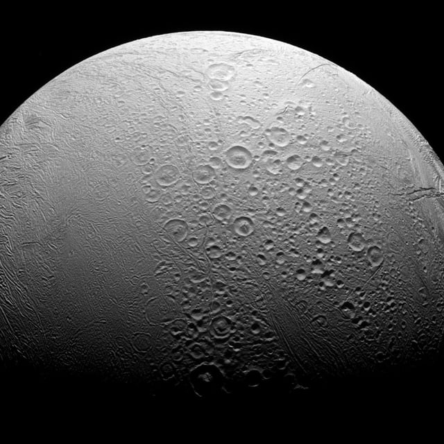 Saturn's ocean-bearing moon Enceladus taken in visible light with the Cassini spacecraft narrow-angle camera on Nov. 27, 2016. NASA/JPL-Caltech/Space Science Institute/Handout via REUTERS