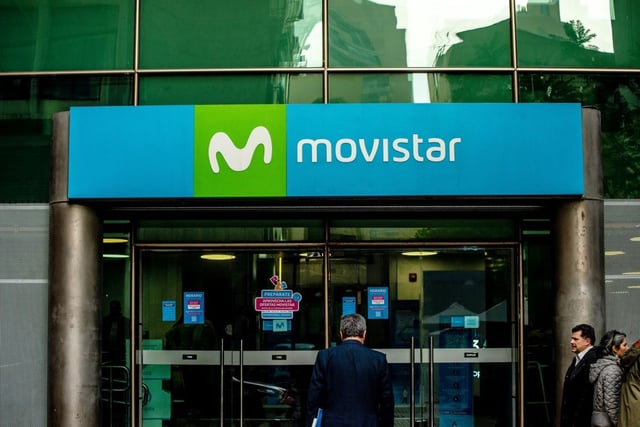 Una tienda de servicios de telefonía móvil Movistar en Santiago, Chile, el lunes 19 de mayo de 2025.