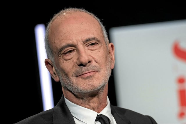Gérard Miller en novembre 2019 lors de l'enregistrement d'une émission de <em>Si j'avais vécu</em>.
