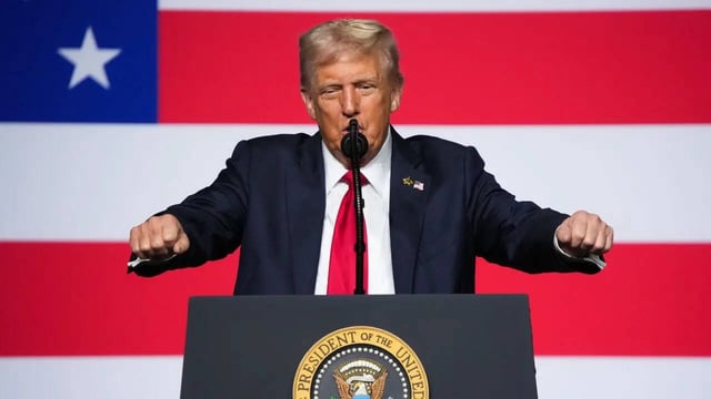 Trump Military Heads Speech
